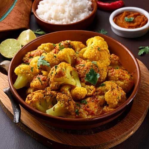 アロゴビ (ポテトとカリフラワーのカレー)