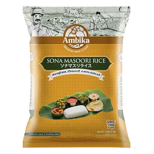Ambika ソナマスリ ライス 5kg